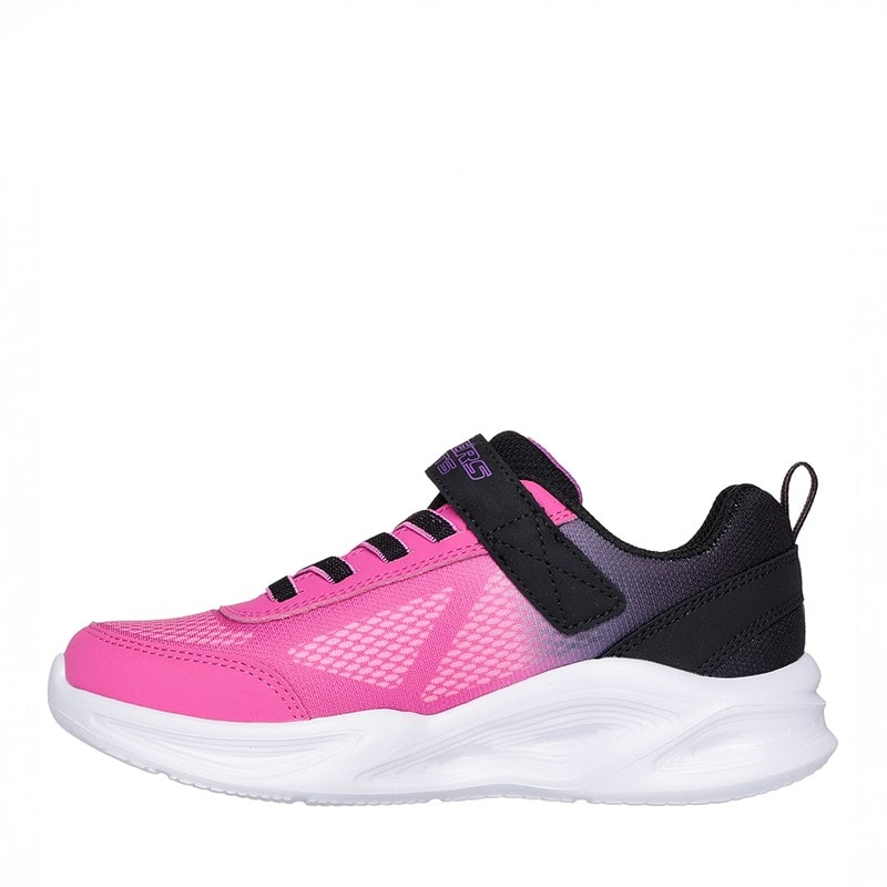 SKECHERS SPORT SKECHERS Sola Glow Ombre Deluxe sneakersy dla dziewczynki kolor czarny – zdjęcie  5