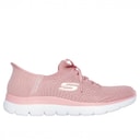 SKECHERS Dames Summits Nieuwe Dagelijkse Slip-In Sneakers Roze
