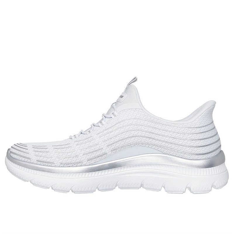 SKECHERS SPORT SKECHERS sneakersy wsuwane Summits Plus dla niej kolor Biały – zdjęcie  5