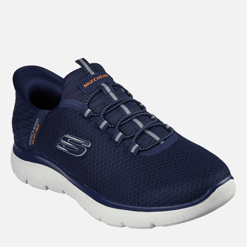 SKECHERS SPORT SKECHERS Heren Summits Hoge Reeks Slip-in Sneakers Navy - Afbeelding 3