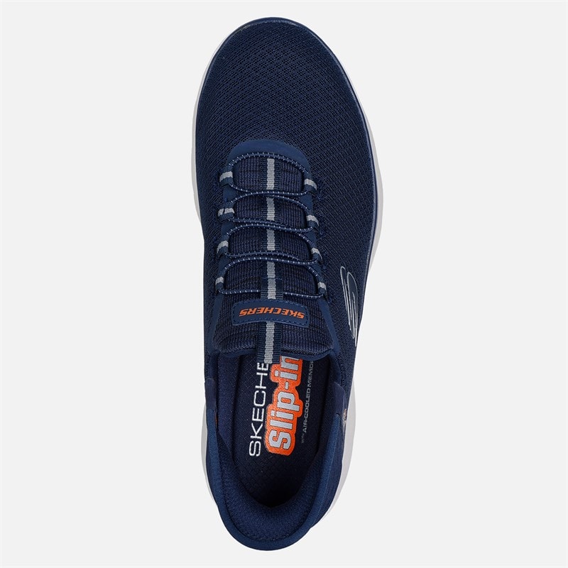 SKECHERS SPORT SKECHERS Heren Summits Hoge Reeks Slip-in Sneakers Navy - Afbeelding 4