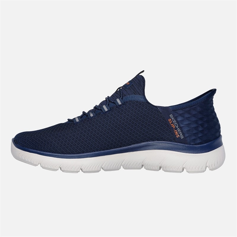 SKECHERS SPORT SKECHERS Heren Summits Hoge Reeks Slip-in Sneakers Navy - Afbeelding 5