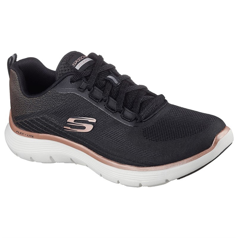 SKECHERS SPORT SKECHERS Damen Flex Appeal 5.0 Turnschuhe Schwarz - Bild 3