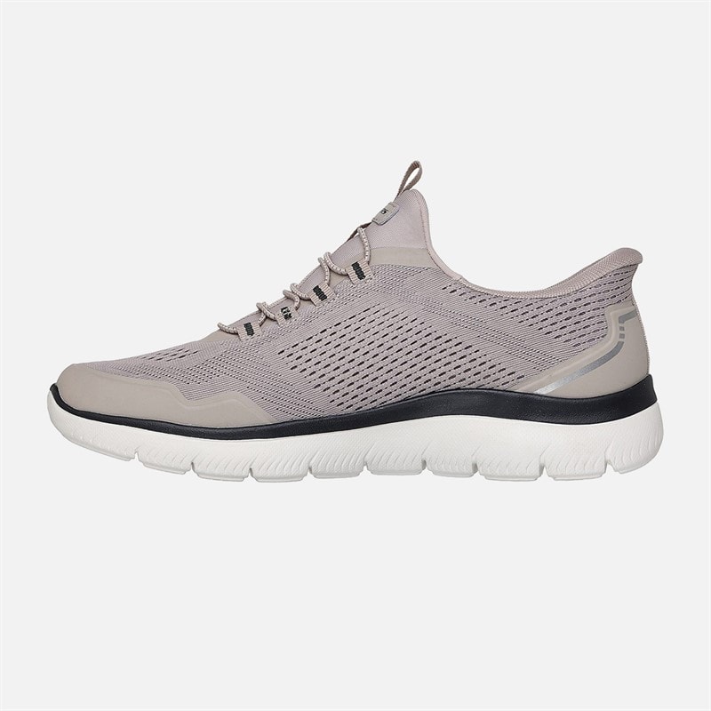 SKECHERS sneakersy wsuwane dla niego kolor naturalny – zdjęcie  4