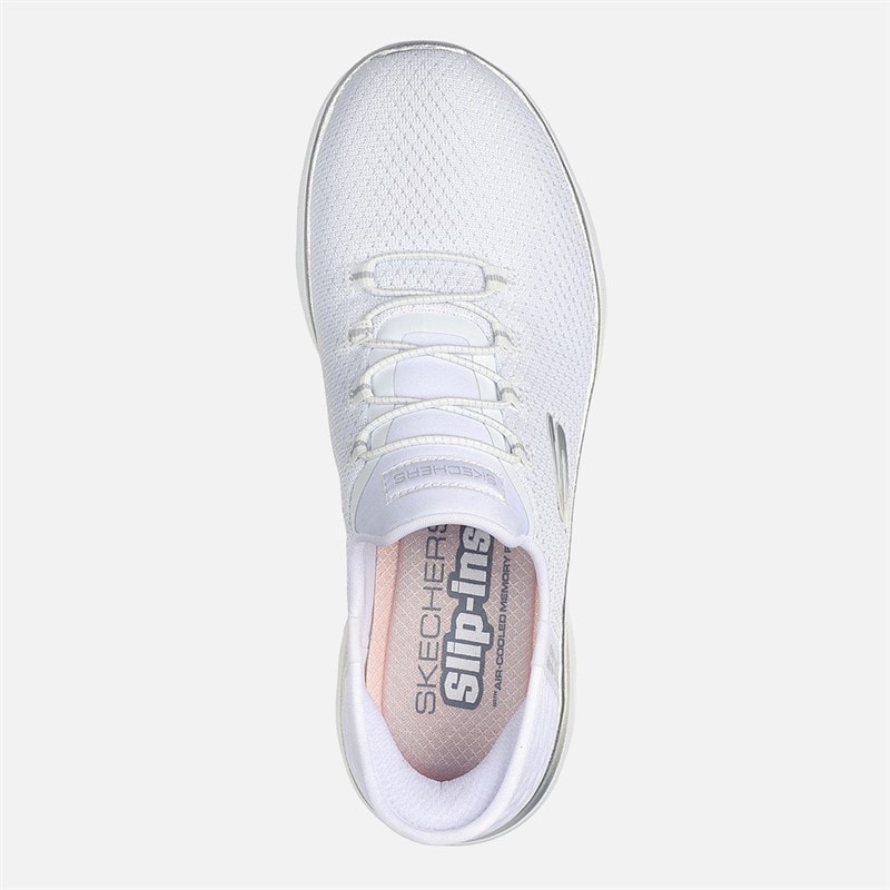 SKECHERS SPORT SKECHERS Damen Slip In Summits Sneaker Weiss - Bild 4
