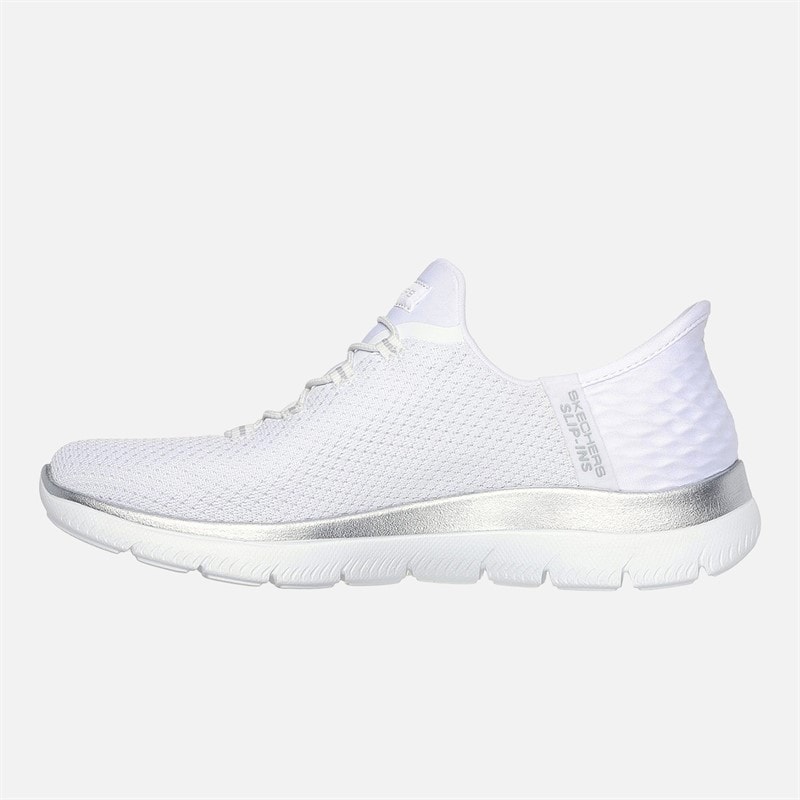 SKECHERS SPORT SKECHERS Damen Slip In Summits Sneaker Weiss - Bild 5