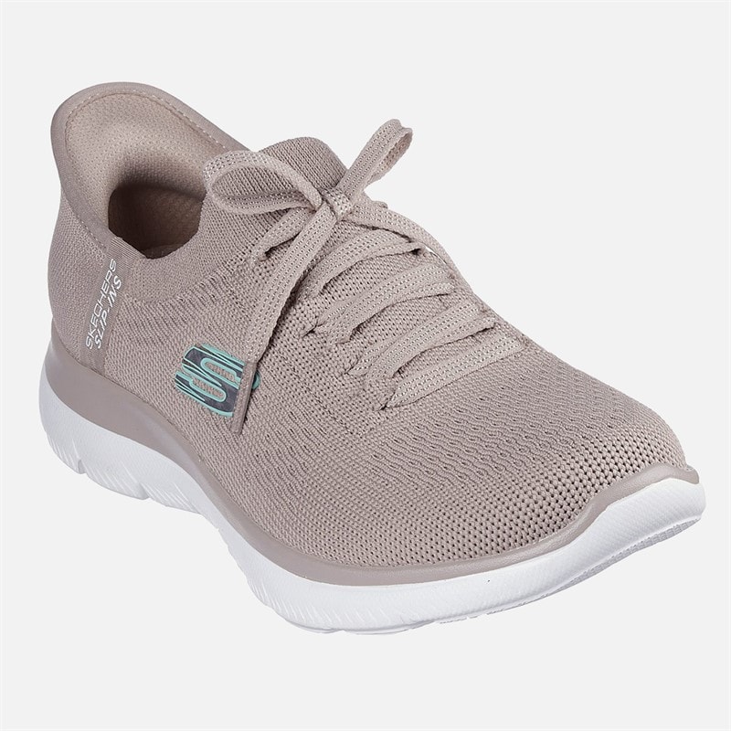 SKECHERS SPORT SKECHERS Damen Summits Slip in Neue Tägliche Sneakers Natural - Bild 3