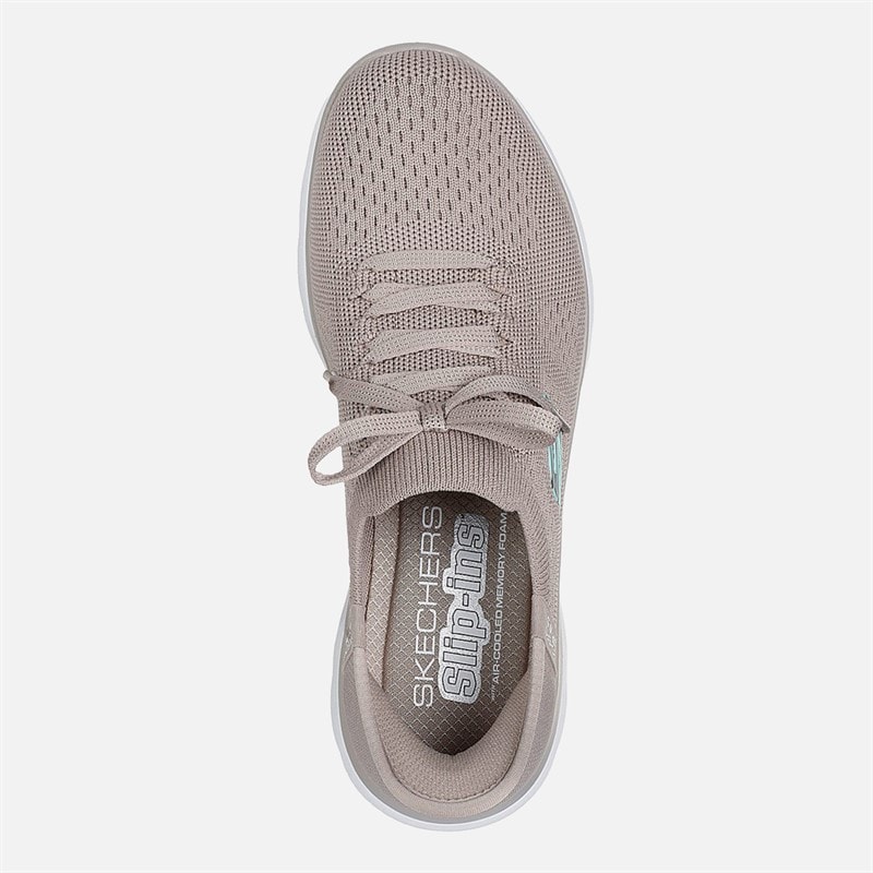 SKECHERS SPORT SKECHERS Damen Summits Slip in Neue Tägliche Sneakers Natural - Bild 4