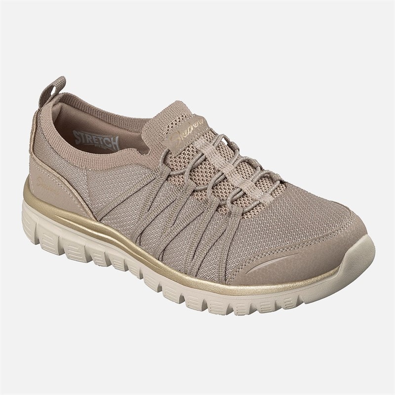 SKECHERS SPORT SKECHERS Dames elegante sneakers Natural - Afbeelding 3