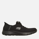 SKECHERS Dames Summits Slip in Nieuwe Dagelijkse Sneakers Zwart