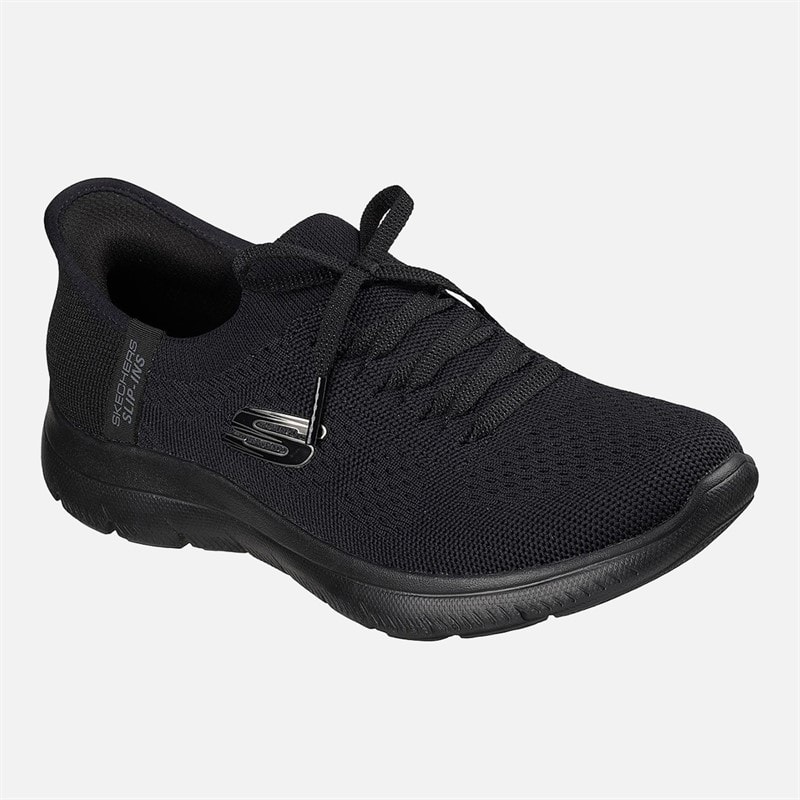 SKECHERS SPORT SKECHERS Damen Summits Slip in Neue Tägliche Sneakers Schwarz - Bild 3