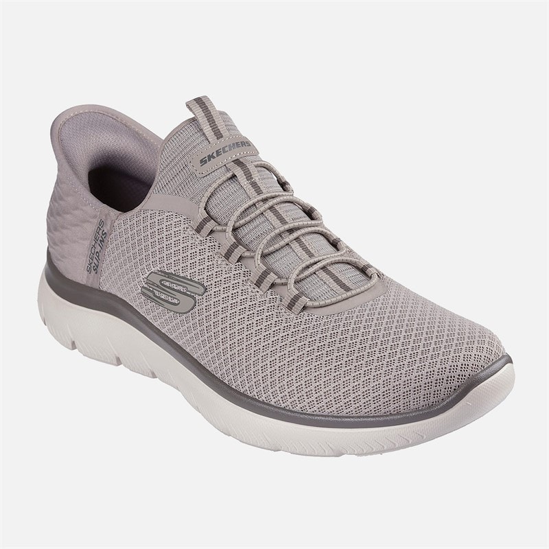 SKECHERS SPORT SKECHERS Heren Summits Slip in Hoge Range Sneakers Natural - Afbeelding 3