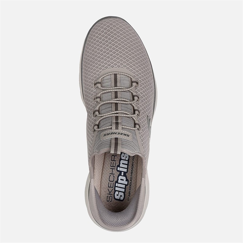 SKECHERS SPORT SKECHERS Heren Summits Slip in Hoge Range Sneakers Natural - Afbeelding 4