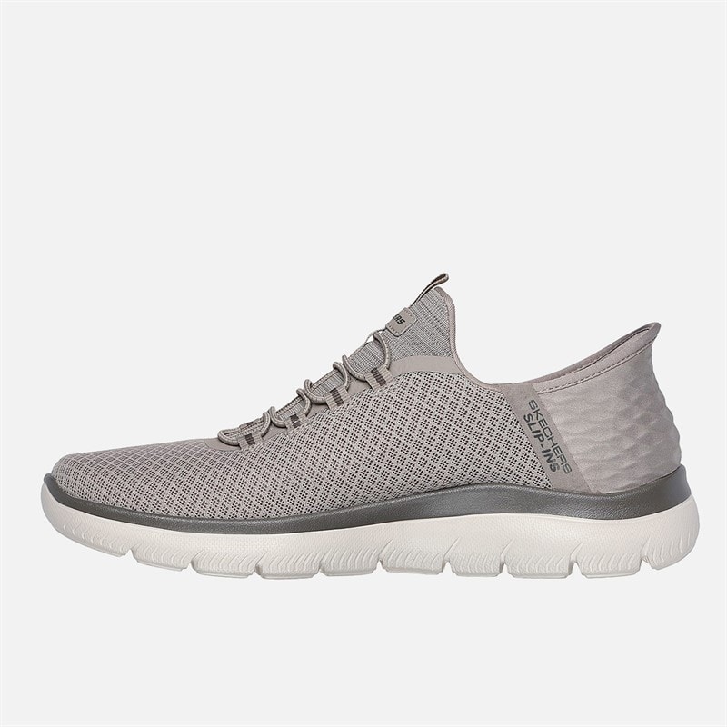 SKECHERS SPORT SKECHERS Heren Summits Slip in Hoge Range Sneakers Natural - Afbeelding 5