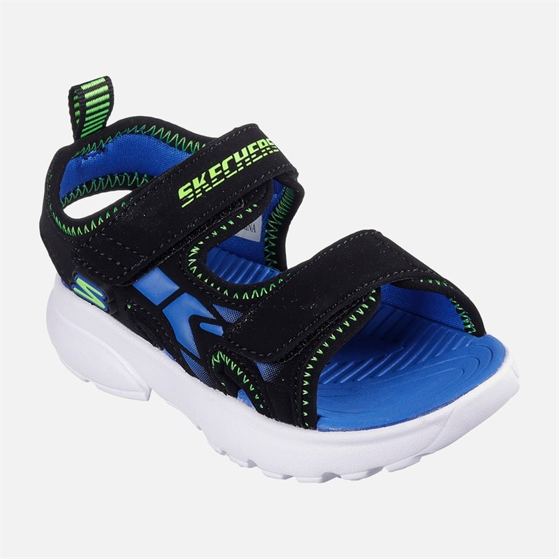 SKECHERS SPORT SKECHERS Razor klapki dla chłopca kolor Czarny – zdjęcie  3