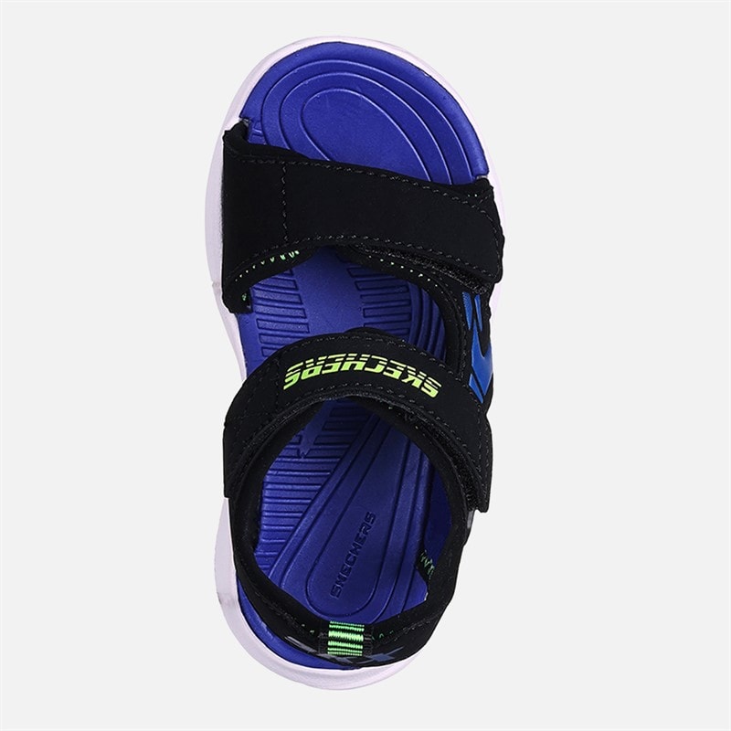 SKECHERS SPORT SKECHERS Razor klapki dla chłopca kolor Czarny – zdjęcie  4