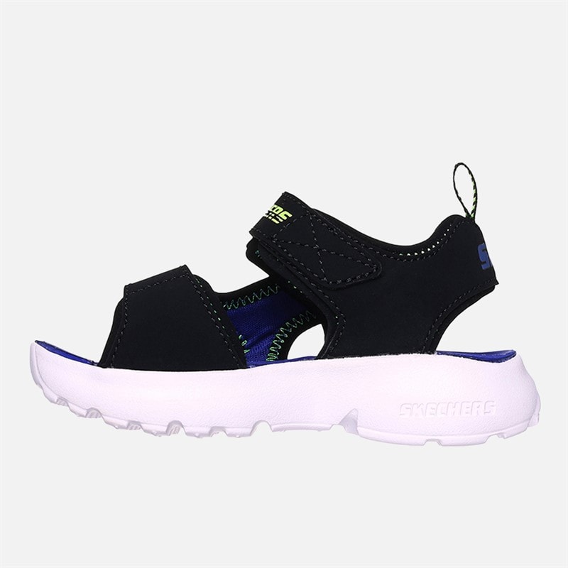 SKECHERS SPORT SKECHERS Razor klapki dla chłopca kolor Czarny – zdjęcie  5