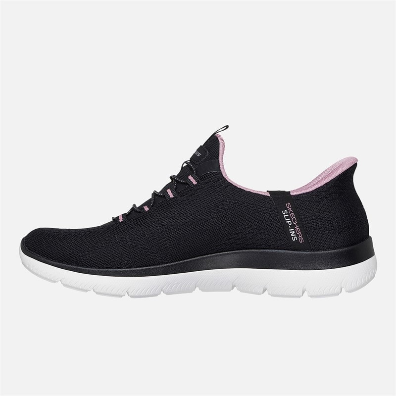 SKECHERS SPORT SKECHERS Dames Summits Dream Chaser Slip In Sneakers Black & Purple/Mauve - Afbeelding 5