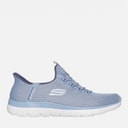SKECHERS SPORT Dames slip in Summits sneakers Blauw