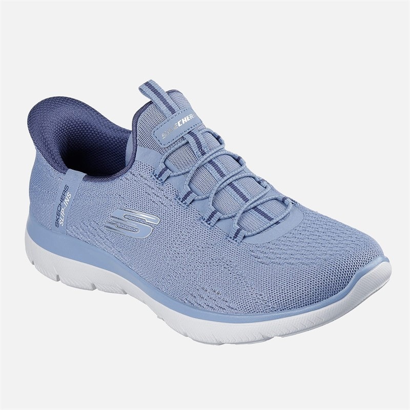 SKECHERS SPORT Dames slip in Summits sneakers Blauw - Afbeelding 3