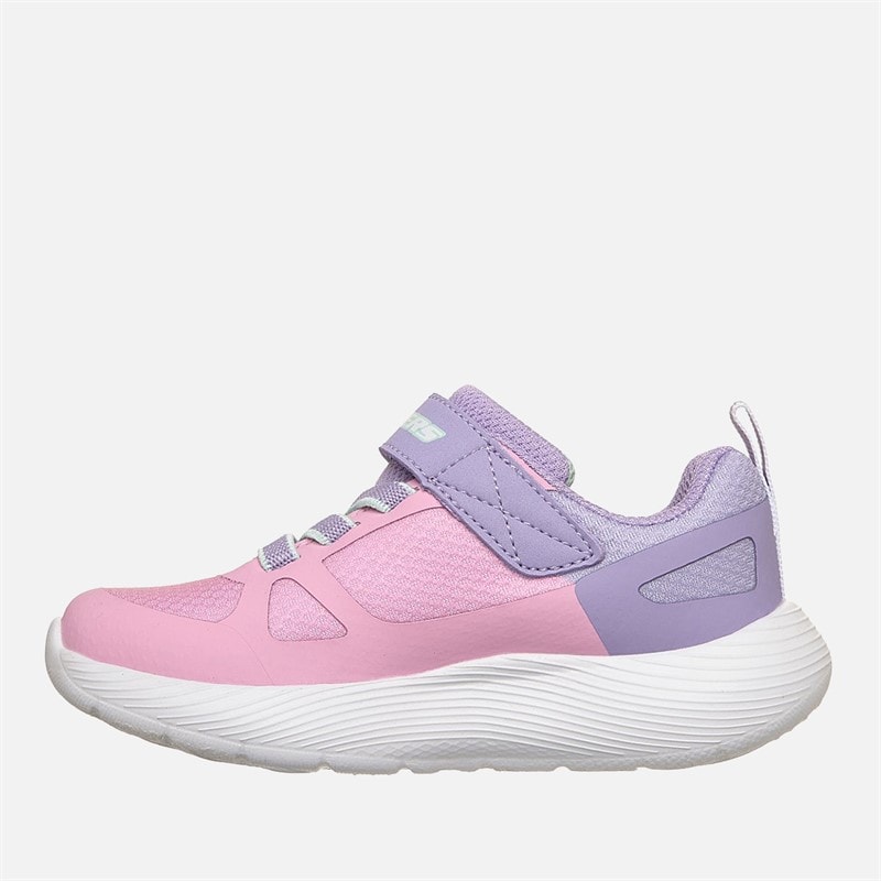 SKECHERS Baby Meisjes Dyna-Lite Tracing Tracks Sneakers Roze - Afbeelding 5