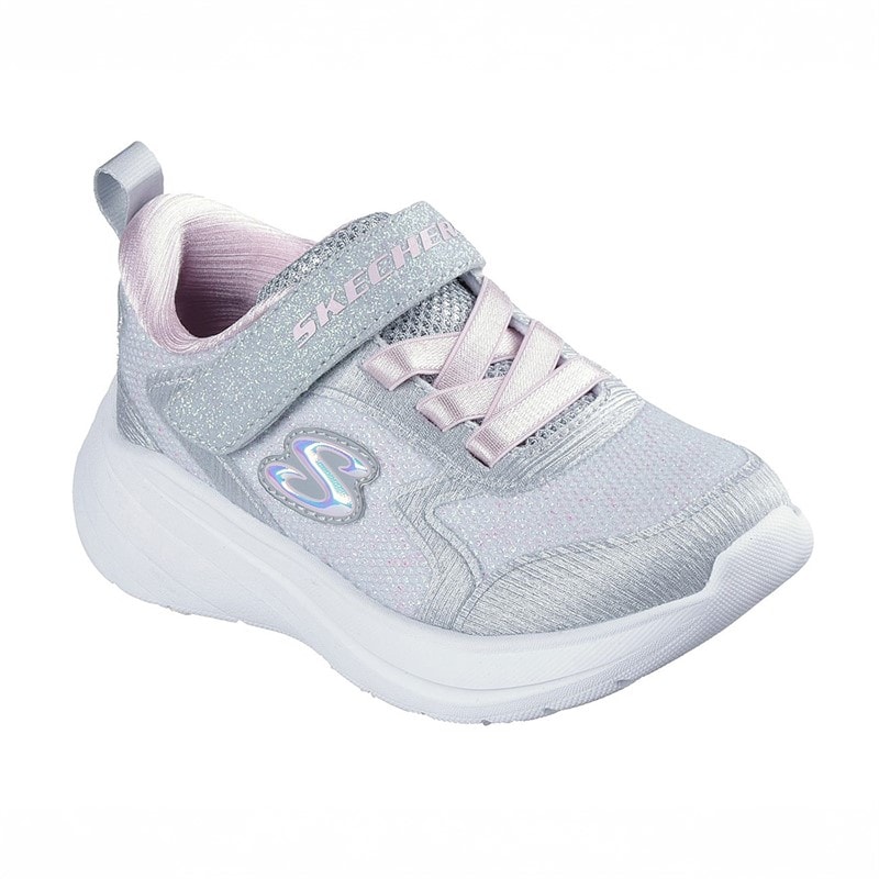 SKECHERS SPORT SKECHERS Bébés Fille Baskets Vague 92 Gris Gray - Image 3