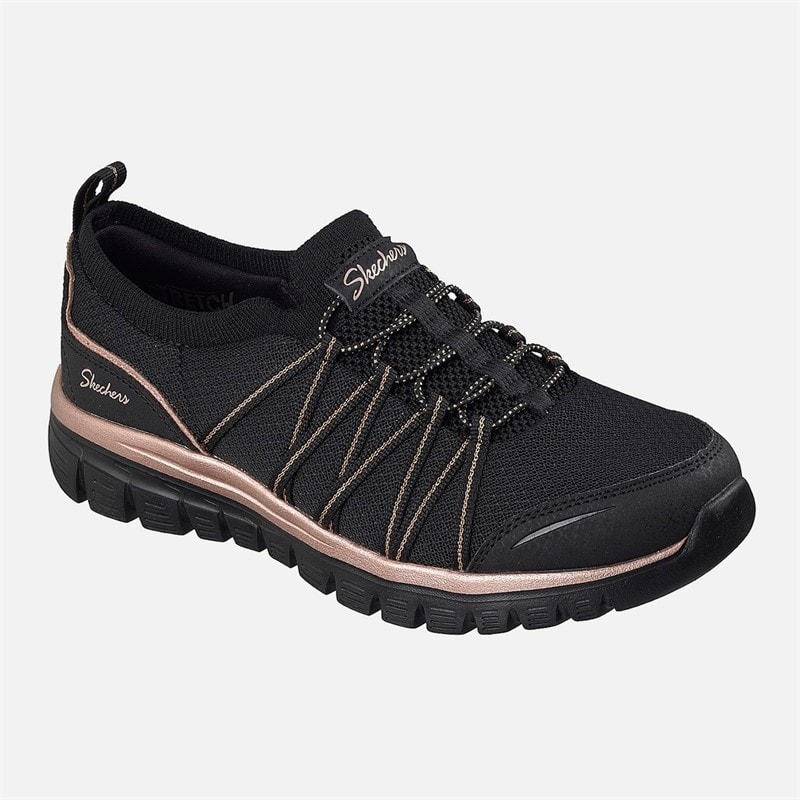 SKECHERS SPORT SKECHERS Graceful sneakersy dla niej kolor Czarny – zdjęcie  3