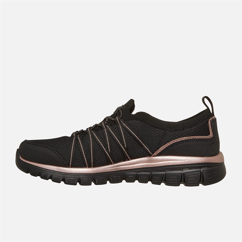 SKECHERS SPORT SKECHERS Graceful sneakersy dla niej kolor Czarny – zdjęcie  5