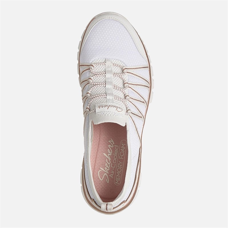 SKECHERS Dames elegante sneakers Wit - Afbeelding 4