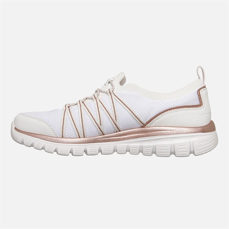 SKECHERS Dames elegante sneakers Wit - Afbeelding 5