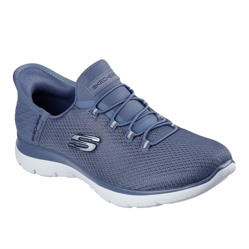SKECHERS SPORT SKECHERS Dames Instap Summits Diamond Dream Sneakers Blauw - Afbeelding 2