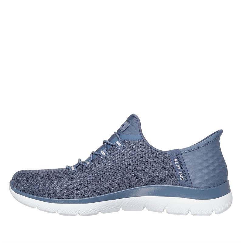 SKECHERS SPORT SKECHERS Dames Instap Summits Diamond Dream Sneakers Blauw - Afbeelding 4