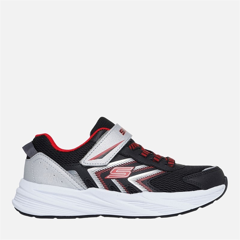 SKECHERS Jongens Microspec Tread Sneakers Zwart