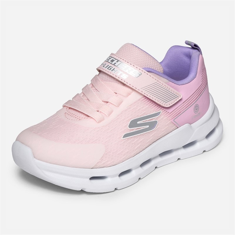 SKECHERS SPORT SKECHERS Baskets Lumineuses Fille Glide-Step Rose - Image 3