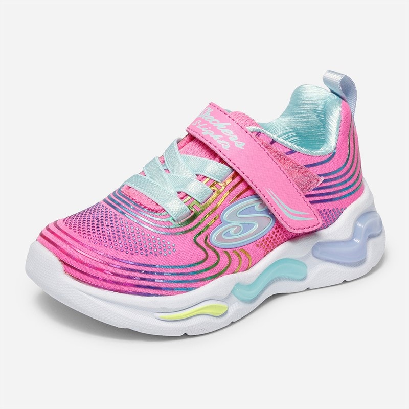 SKECHERS SPORT SKECHERS Baskets Fille Rayons Ondulés Rose - Image 3