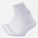 SKECHERS Six Pack Kousen Kwart wit Traditional