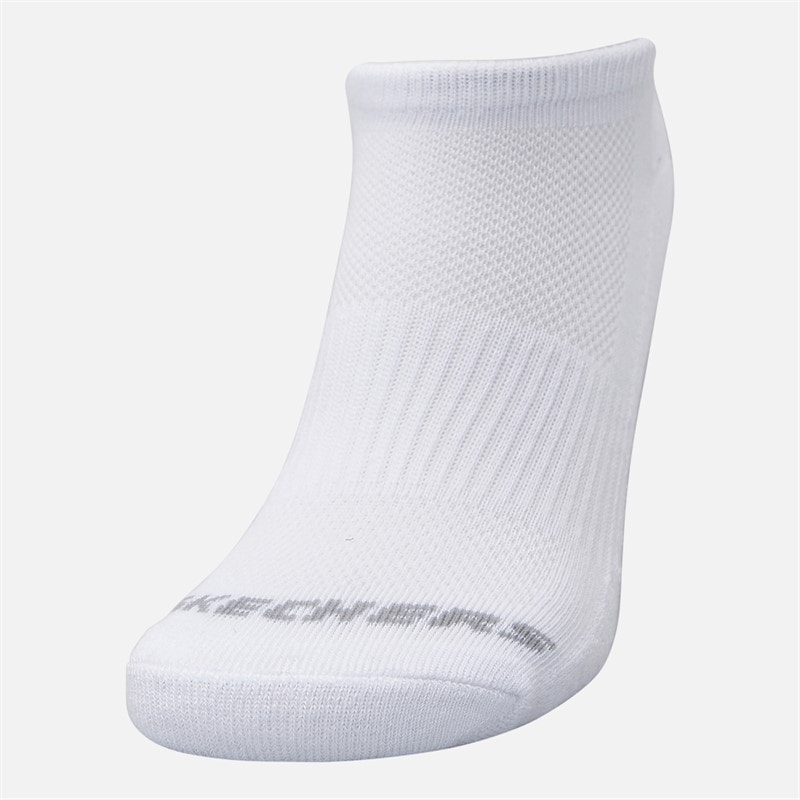 SKECHERS SPORT SKECHERS Sechs Pack unsichtbare Socken White Traditional - Bild 2