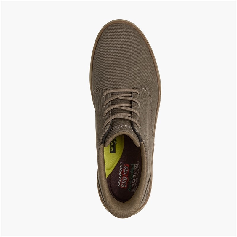 SKECHERS Heren Hyland Sneakers Bruin - Afbeelding 4