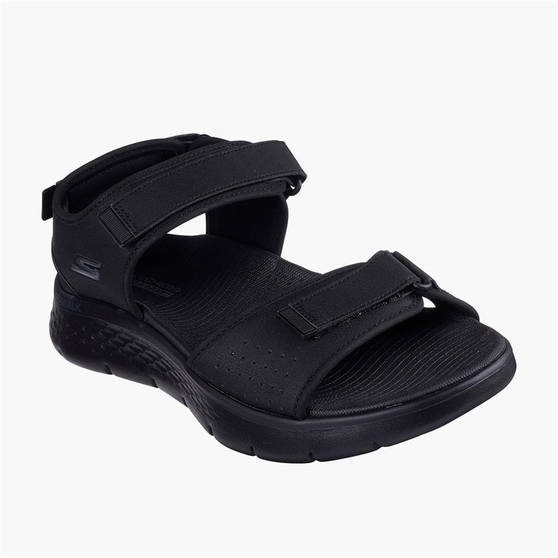 SKECHERS Homme Go Walk Sandales Flex Noir - Image 3