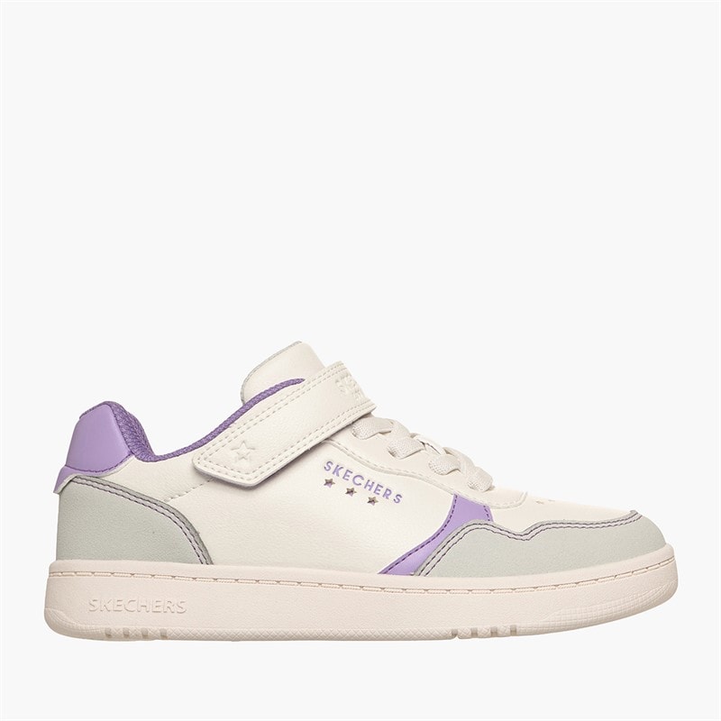 SKECHERS Meisjes Snelle Straat Sneakers Natural - Afbeelding 1