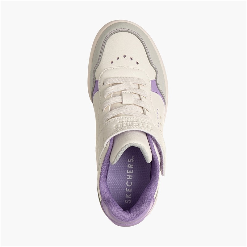 SKECHERS Meisjes Snelle Straat Sneakers Natural - Afbeelding 4