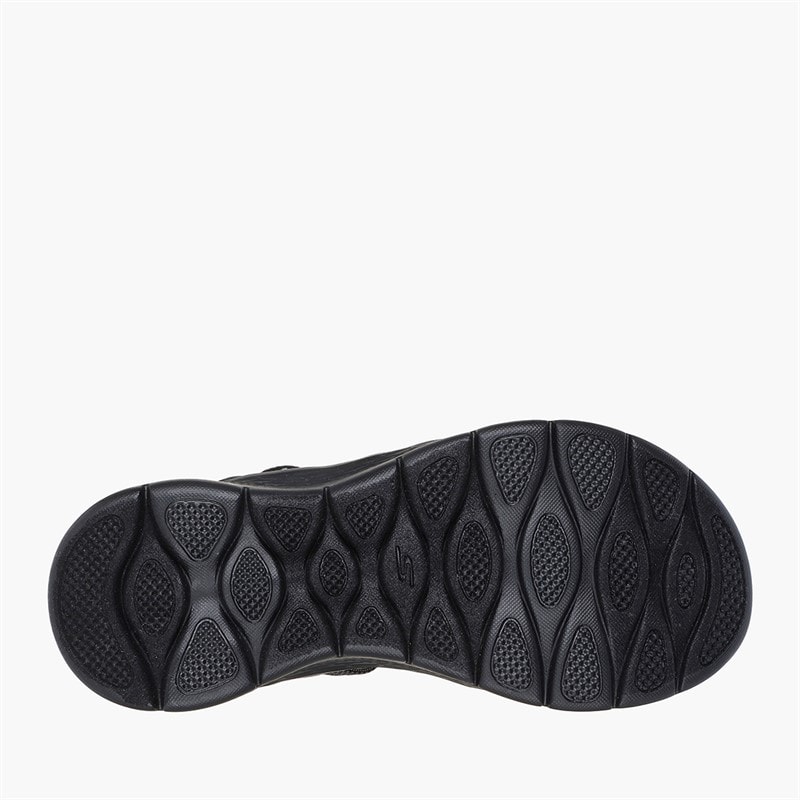 SKECHERS Dames Go Walk Flex Sandalen Zwart - Afbeelding 2