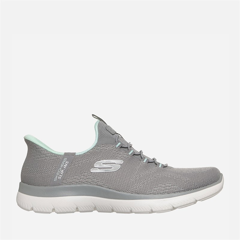 SKECHERS Baskets Femme Summits Slip-Ins Dream Chaser Gray