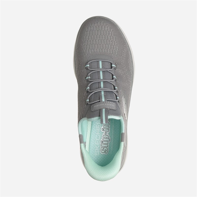 SKECHERS SPORT SKECHERS Dames Summits Slip-Ins Dream Chaser Sneakers Gray - Afbeelding 4