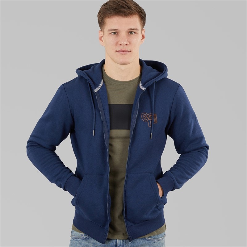 Blend Heren rits hoodie Dress Blues - Afbeelding 1
