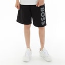BOSS Jongens Jersey shorts Zwart