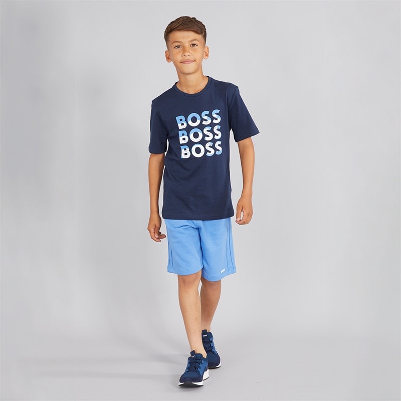 BOSS Junge T Shirt Marine - Bild 3