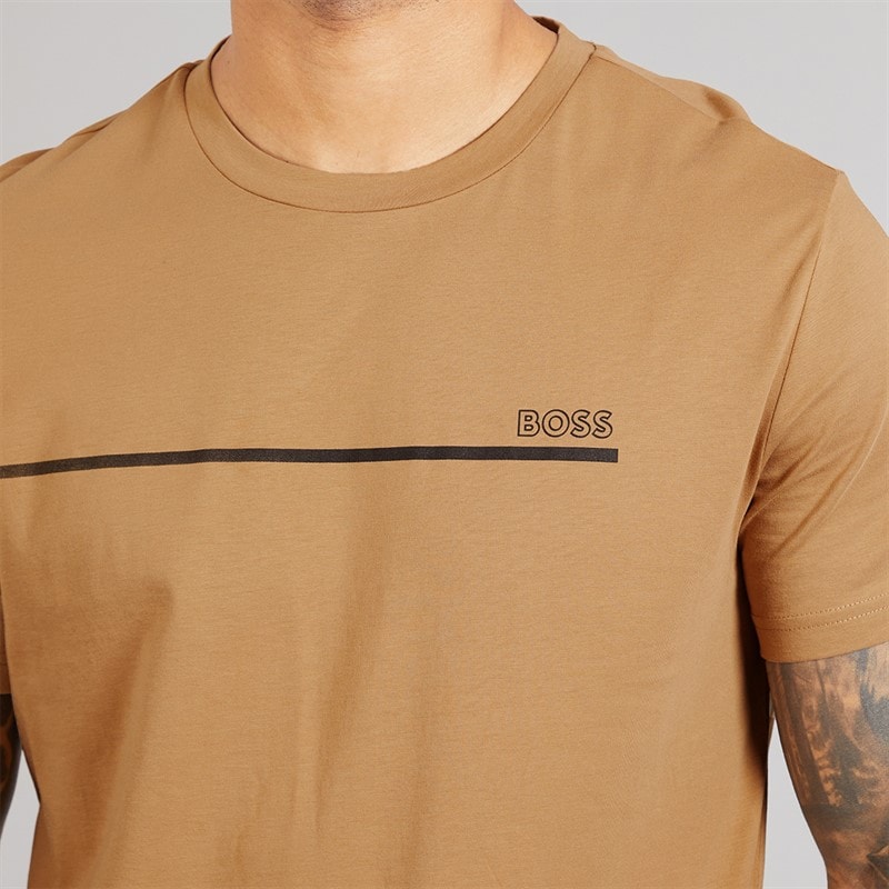 BOSS T-shirt Stormfish Homme Medium Beige - Image 3