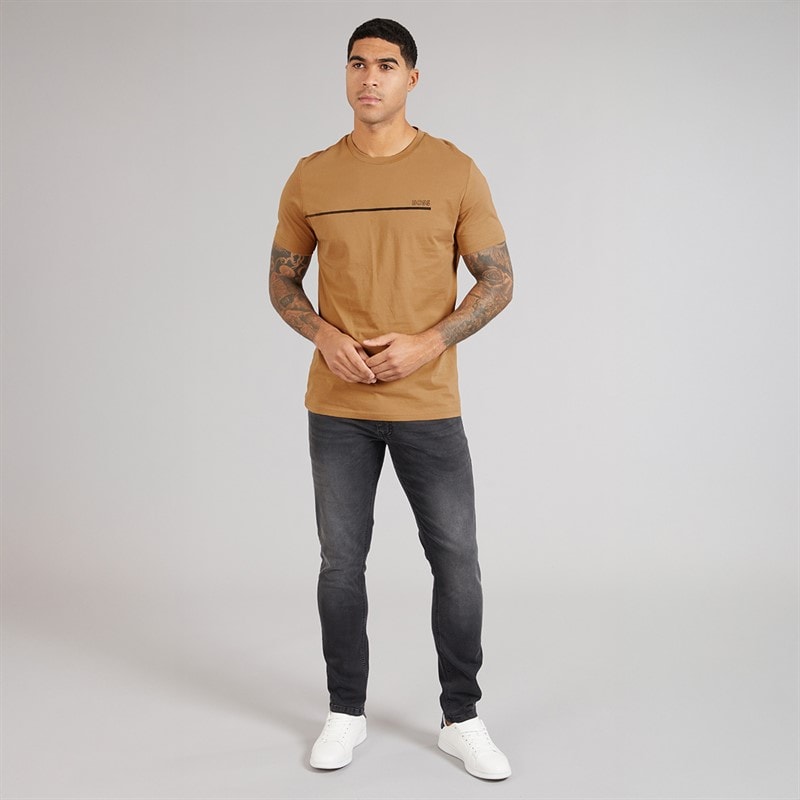 BOSS T-shirt Stormfish Homme Medium Beige - Image 4