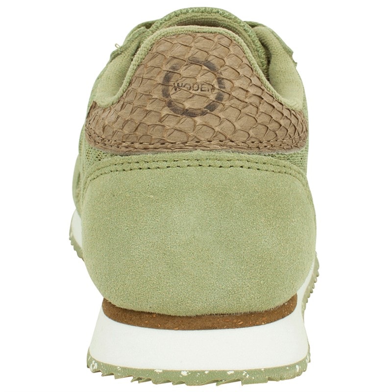 Woden Dames Ydun Suède Mesh II Sneakers 306 Stoftige Olijf - Afbeelding 3